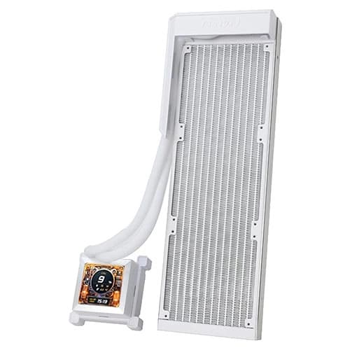 Lian Li Hydroshift LCD 360mm Fan less White CPU Liquid Cooler